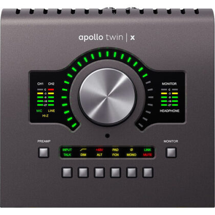 Universal Audio Apollo Twin X DUO Thunderbolt 3 Audio Interface with Real-Time UAD Processing